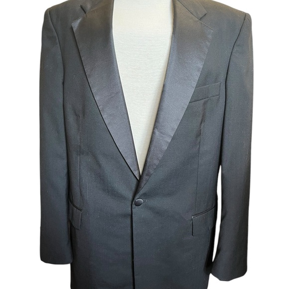 Men's Classic Black Blazer - Picture 1 of 4